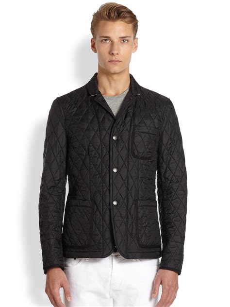 quilted jacket like burberry|burberry quilted jacket men.